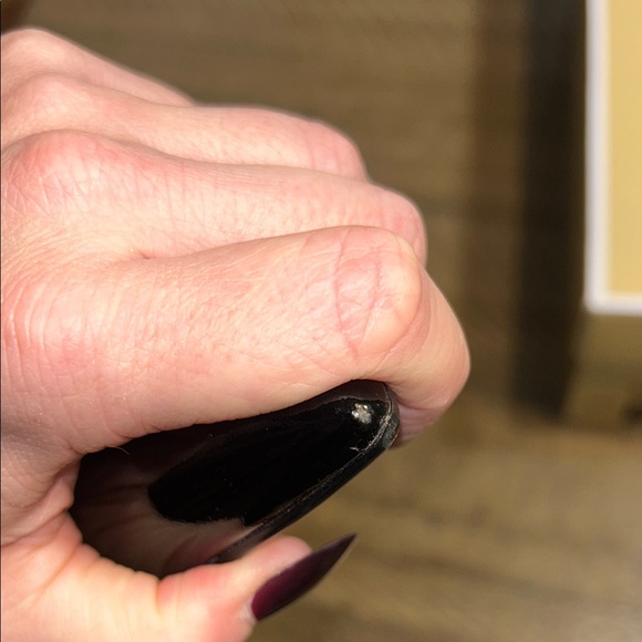 Michael Kors Black Patent Leather kitten heel pumps size 8 - Picture 10 of 11